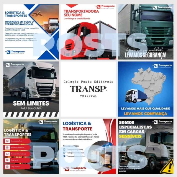 Posts e Stories para Transportadora - Image 3