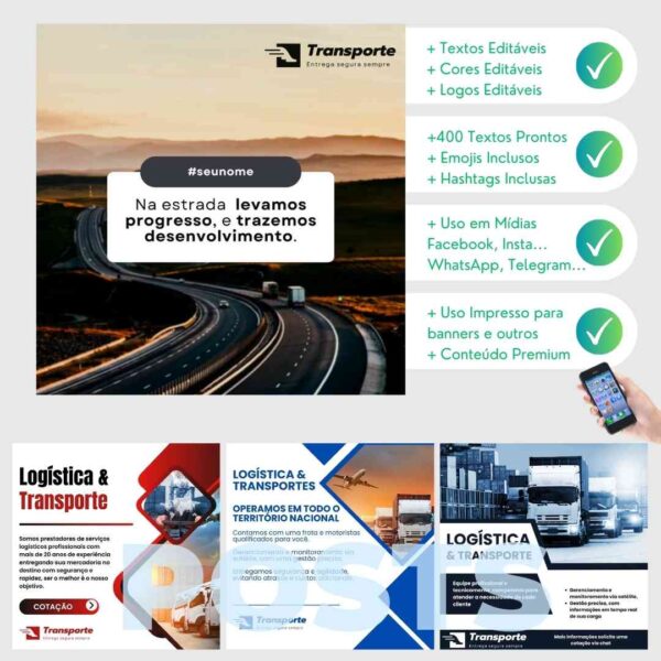 Posts e Stories para Transportadora - Image 2